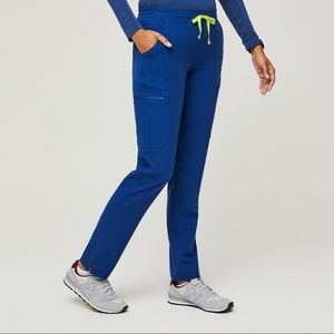 Figs Electric Blue Yola skinny scrub pants MEDIUM/REGULAR